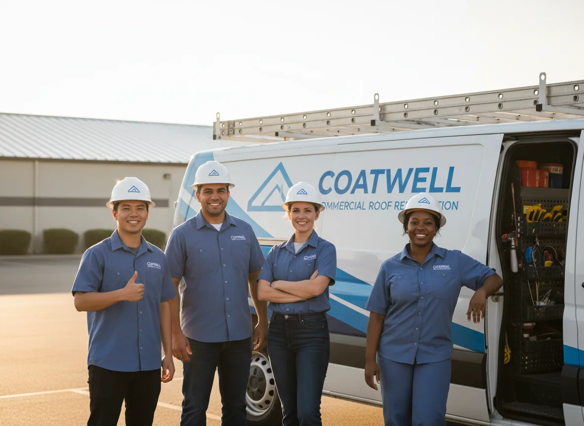 Commercial roof coating company in Peggy, TX